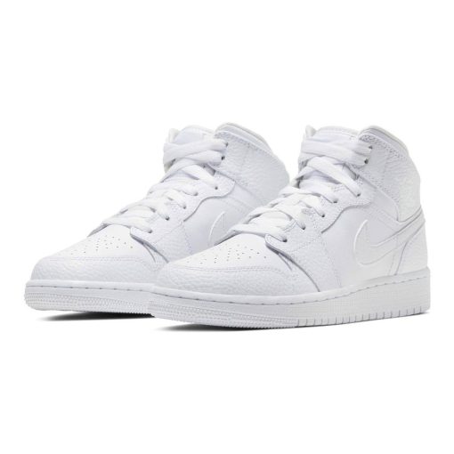 Air Jordan 1 Mid GS ‘Triple White’