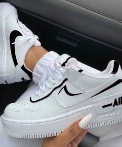 Air Force 1 Shadow Black x White