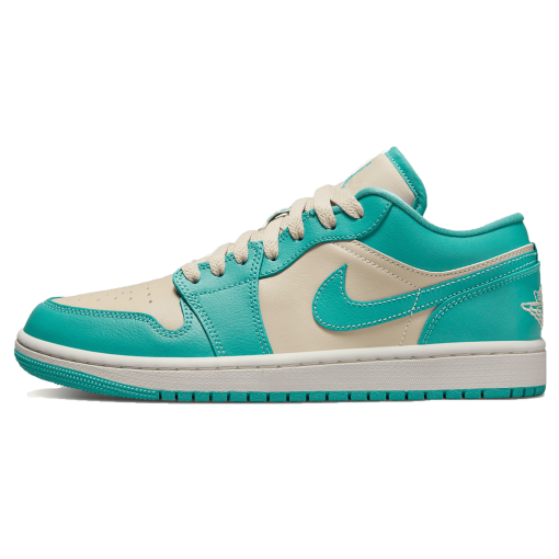 Air Jordan 1 Low Wmns ‘Tropical Teal Sandy Beige’