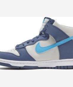 Nike Dunk High Light Bone Diffused Blue