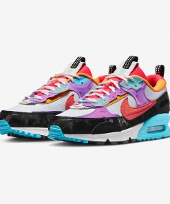 Air Max 90 Futura – Fuchsia Dream/Baltic Blue/Bright Crimson