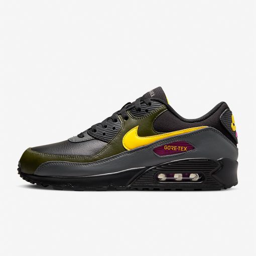 Air Max 90 GTX – Black/Cargo Khaki/Iron Grey/Tour Yellow