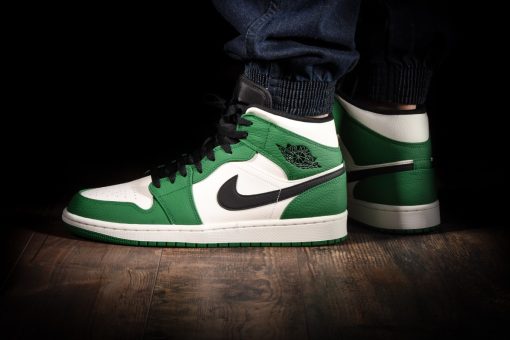 Jordan 1 Mid Pine Green