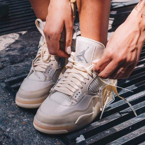 OFF-WHITE x Wmns Air Jordan 4 SP ‘Sail’