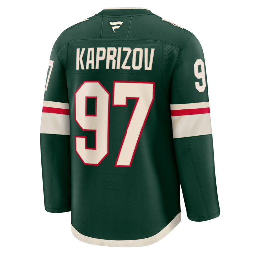 NKirill Kaprizov Minnesota Wild Fanatics Premium Home Jersey