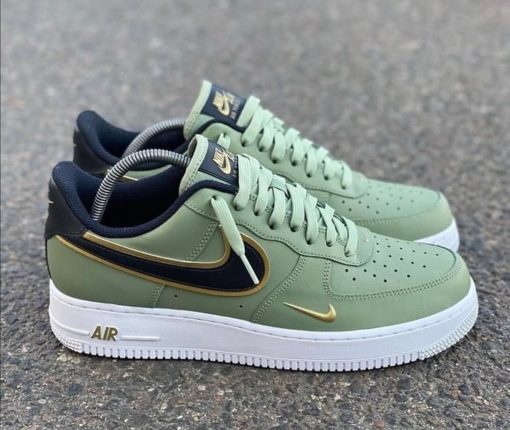 Air Force 1 Low 07 Double Swoosh Olive Green