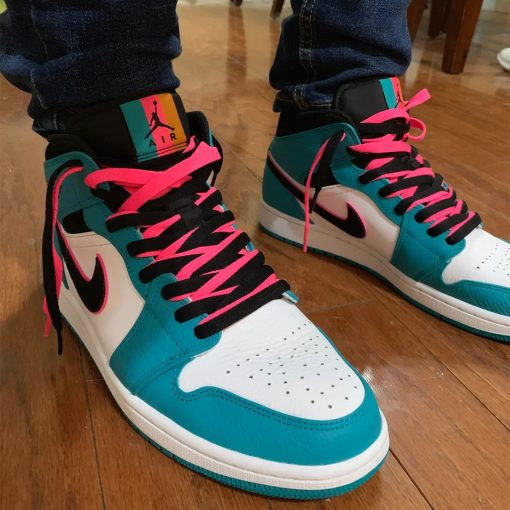 Air jordan 1 Mid South Beach Turbo Green