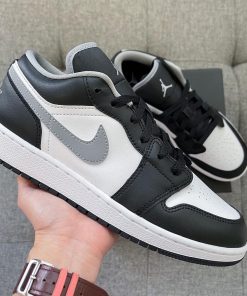 Air Jordan 1 Low Black Medium Grey