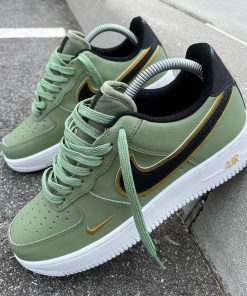 AIR FORCE 1 ’07 LV8 ‘METALLIC SWOOSH PACK – OIL GREEN’