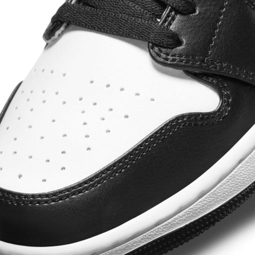 Jordan Air 1 Mid Black/White-Lt Smoke Grey Youth