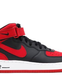 Air Force 1 Mid (Black/Gym Red)