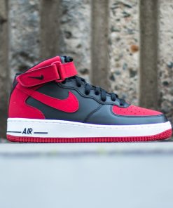 Air Force 1 Mid (Black/Gym Red)