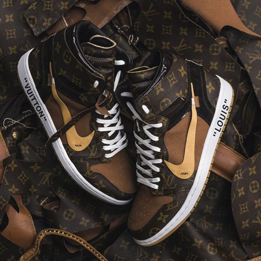 Air Jordan 1 X LV High LV Louis Vuitton OFF WHITE