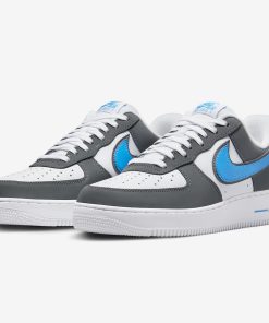 Blue & Grey Highlight This Nike Air Force 1 Low