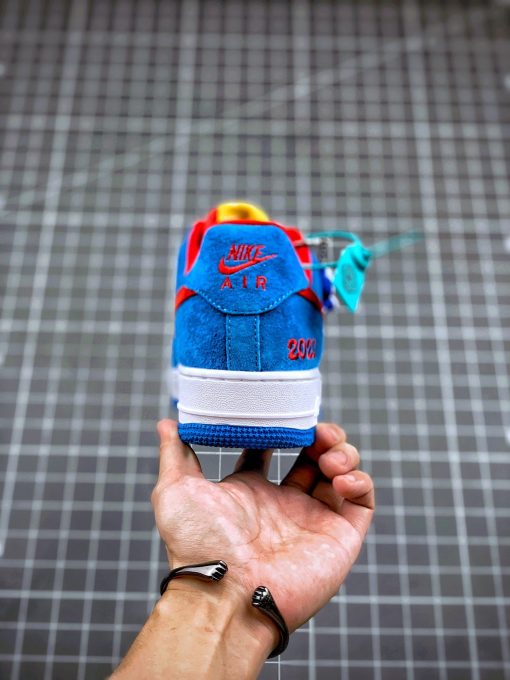 Air Force 1 “Doraemon” Light Photo Blue Speed Yellow-University Red