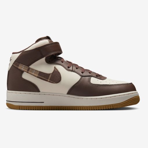 Air Force 1 Mid Brown Plaid