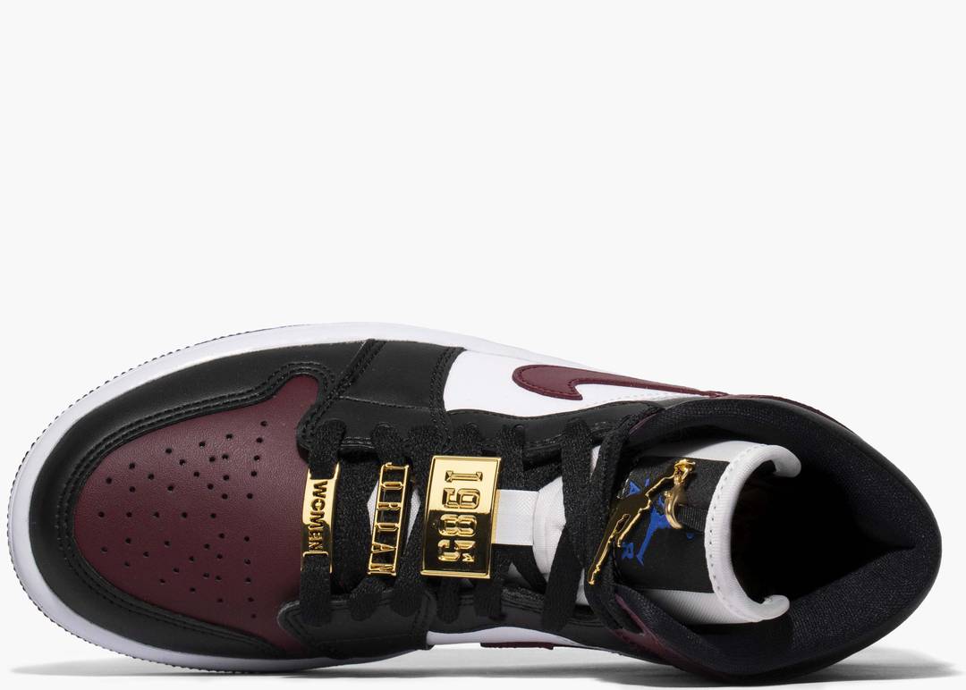 Air Jordan 1 Mid SE Black Dark Beetroot Air Jordan 1 Mid SE Black Dark Beetroot