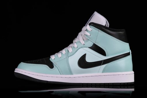 Air Jordan 1 Mid Aqua Black