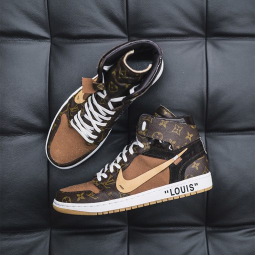 Air Jordan 1 X LV High LV Louis Vuitton OFF WHITE