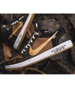 Air Jordan 1 X LV High LV Louis Vuitton OFF WHITE