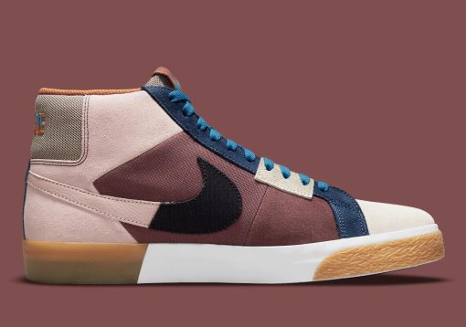 Nike Zoom Blazer Mid Premium SB Mosaic Pack – Dark Wine