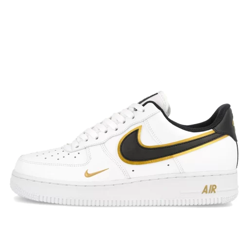 Air Force 1 Low 07 LV8 Double Swoosh White Metallic Gold