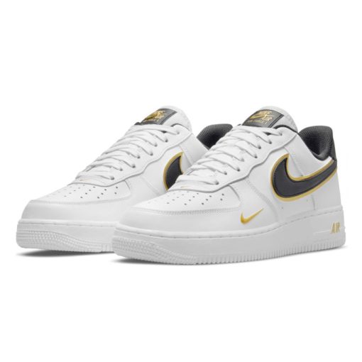 Air Force 1 Low 07 LV8 Double Swoosh White Metallic Gold