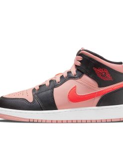 Air Jordan 1 Mid – Black Pink Crimson