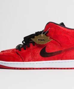 Air Jordan 1 Mid Appears in Vivid Red