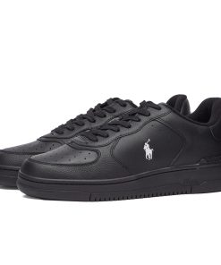 Polo Ralph Laurenmasters court trainers in black