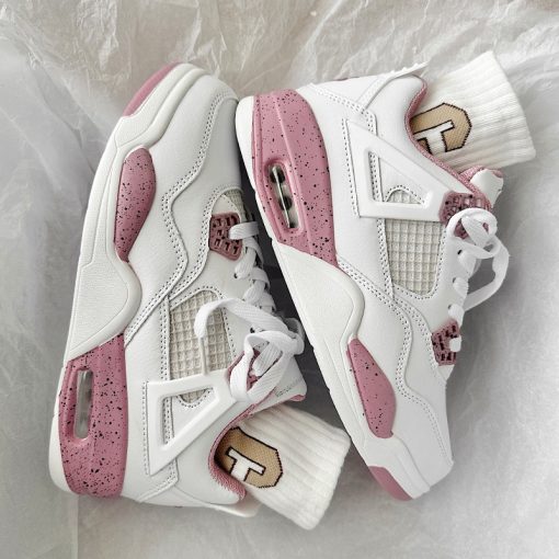 Air Jordan 4 White Pink Cherry Blossom