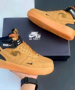 Nike Air Force 1 AF1 07 Mid LV8 Wheat Black White