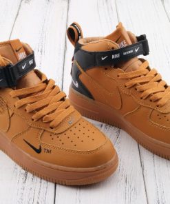 Nike Air Force 1 AF1 07 Mid LV8 Wheat Black White