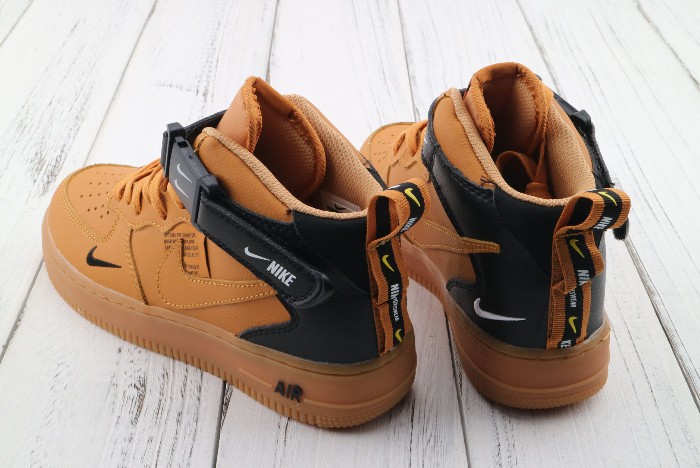 Nike Air Force 1 AF1 07 Mid LV8 Wheat Black White Nike Air Force 1 AF1 07 Mid LV8 Wheat Black White
