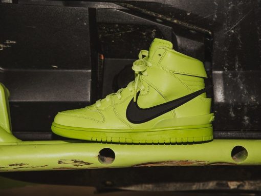 The AMBUSH x Nike Dunk High “Atomic Green”