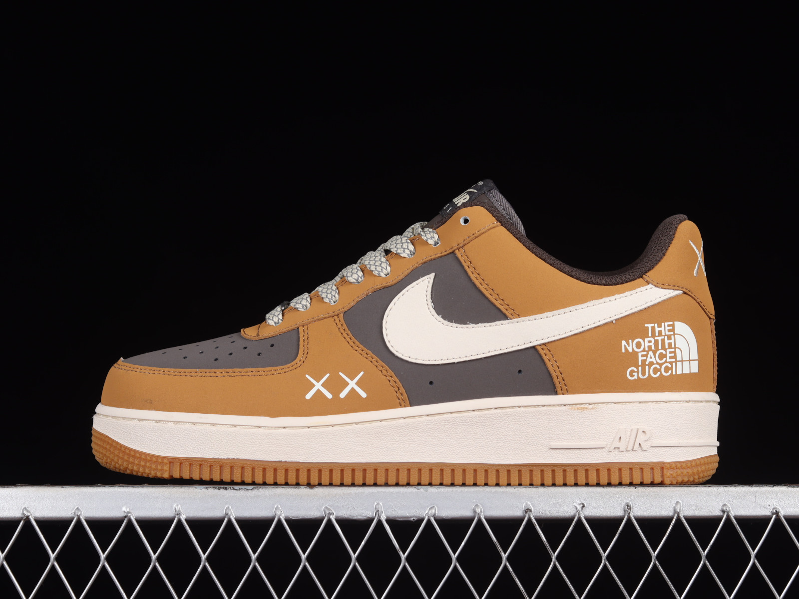 TheNorthFace x Nike Air Force 1 Low Dark Brown White