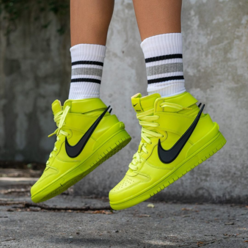 The AMBUSH x Nike Dunk High “Atomic Green”