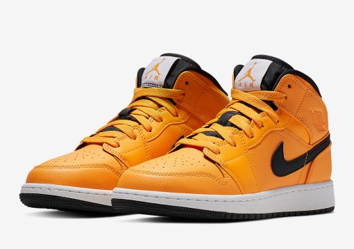 Air Jordan 1 Mid Full Bright Taxi Yellow