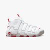 Nike Air More Uptempo 96 White Grey Red