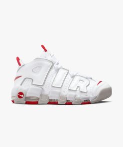 Nike Air More Uptempo 96 White Grey Red