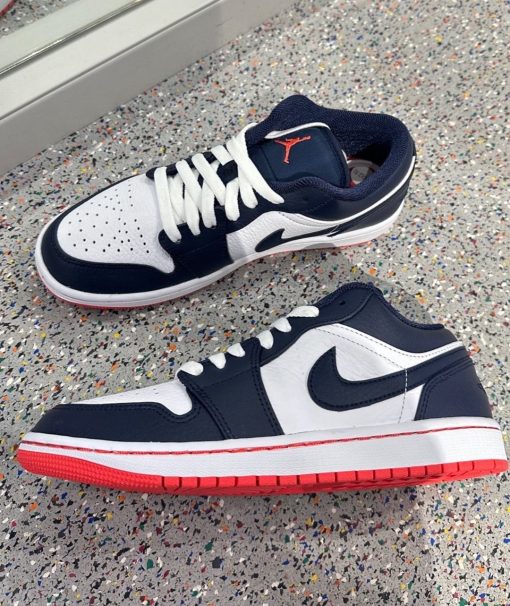 Air Jordan 1 Low Obsidian Ember Glow