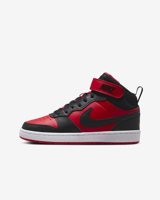 Nike Court Borough Mid 2 Black Red