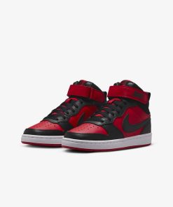 Nike Court Borough Mid 2 Black Red