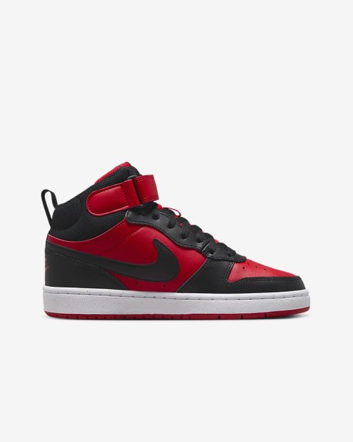 Nike Court Borough Mid 2 Black Red