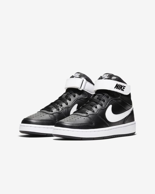 Nike Court Borough Mid 2 Black White