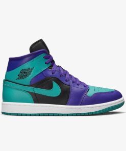 Air Jordan 1 Mid Black Grape
