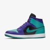Air Jordan 1 Mid Black Grape