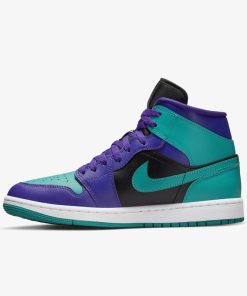 Air Jordan 1 Mid Black Grape