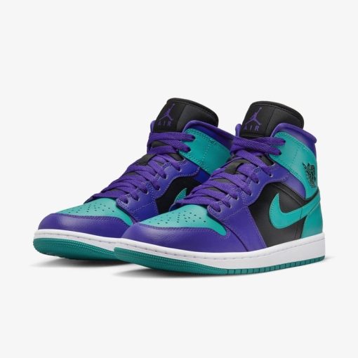 Air Jordan 1 Mid Black Grape