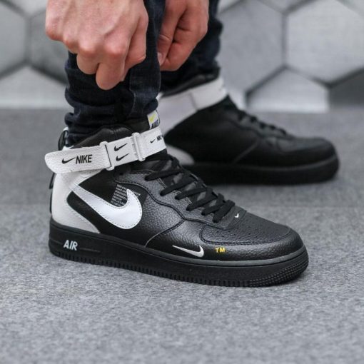Nike Air Force 1 Mid Utility Black Grey
